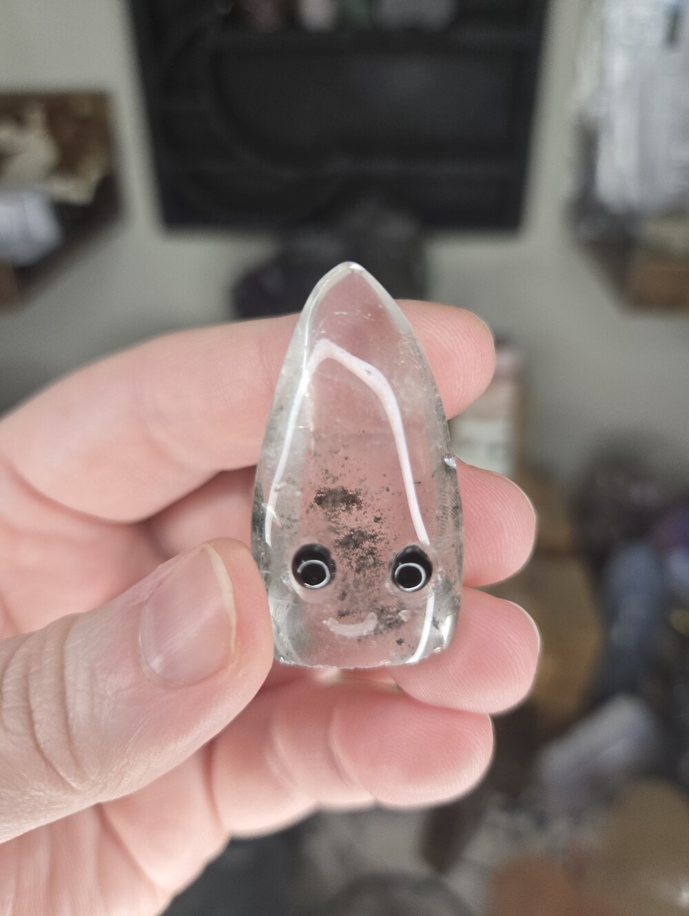 Garden Quartz F "Conehead" Crystal Buddy